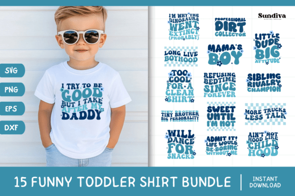 Download Funny Boy Toddler T-shirt Quotes SVG V1 - Premium Resources